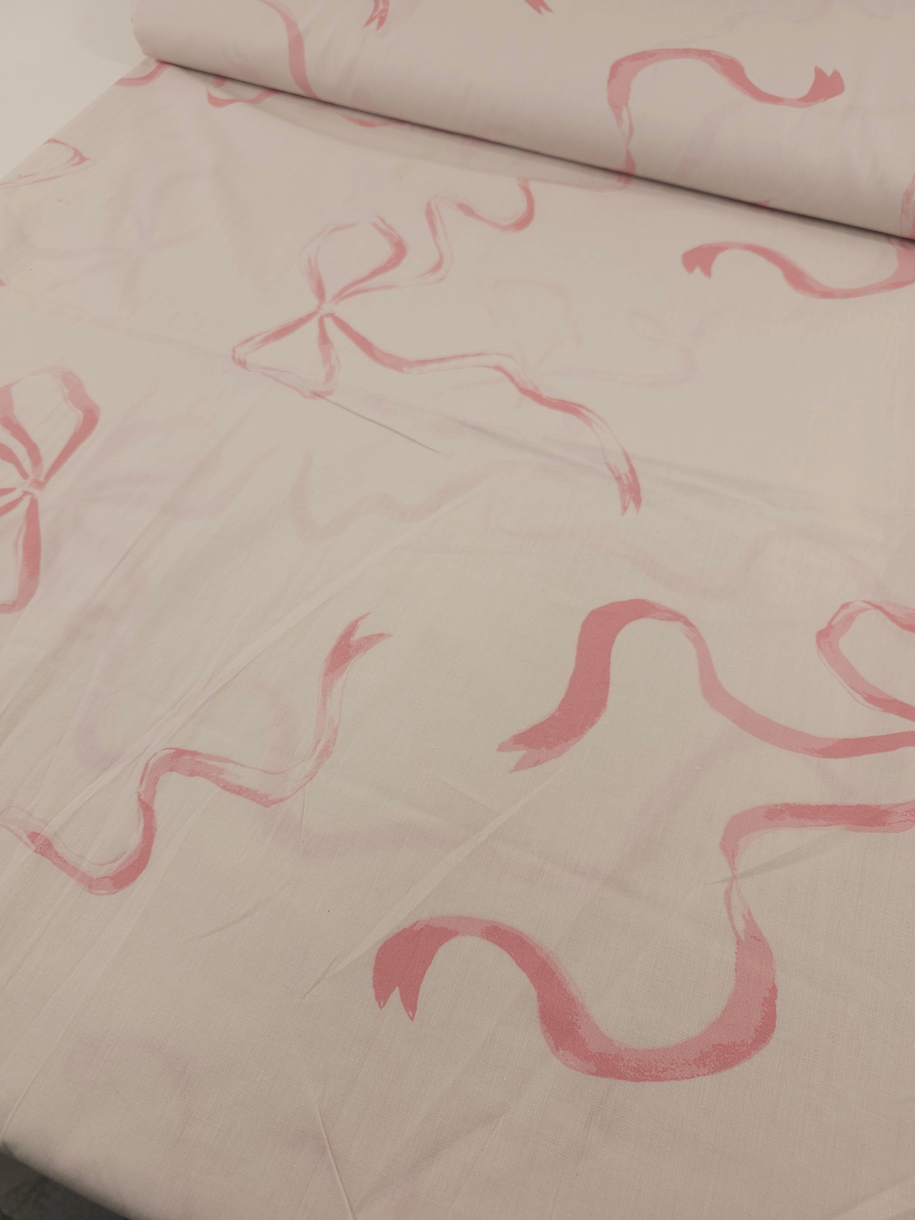 Pink Bow Streamer 100% Cotton 98” - Urban Outfitters *EXTRA WIDE*