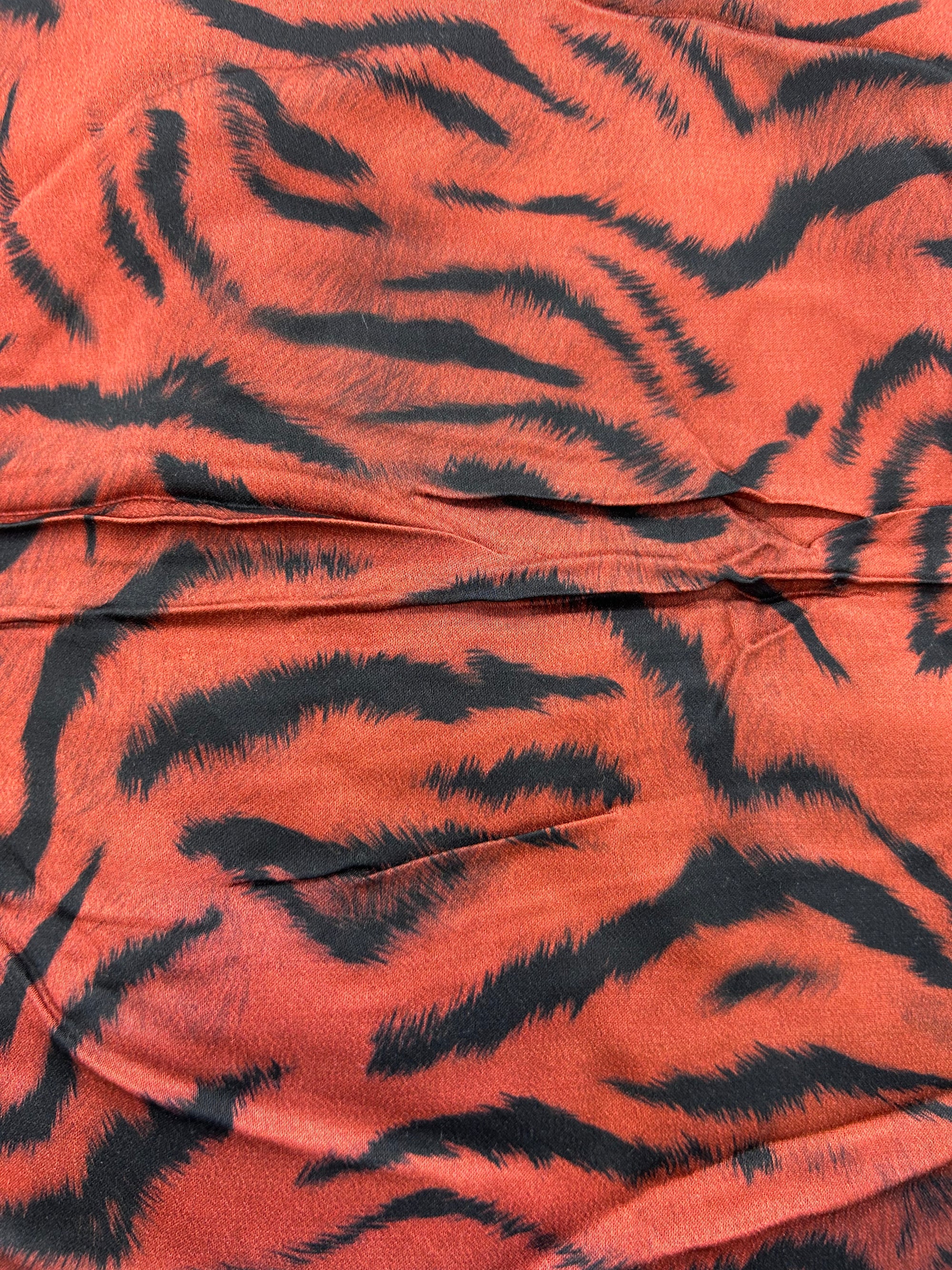 Tiger Fur Viscose Satin - 3.4m Piece