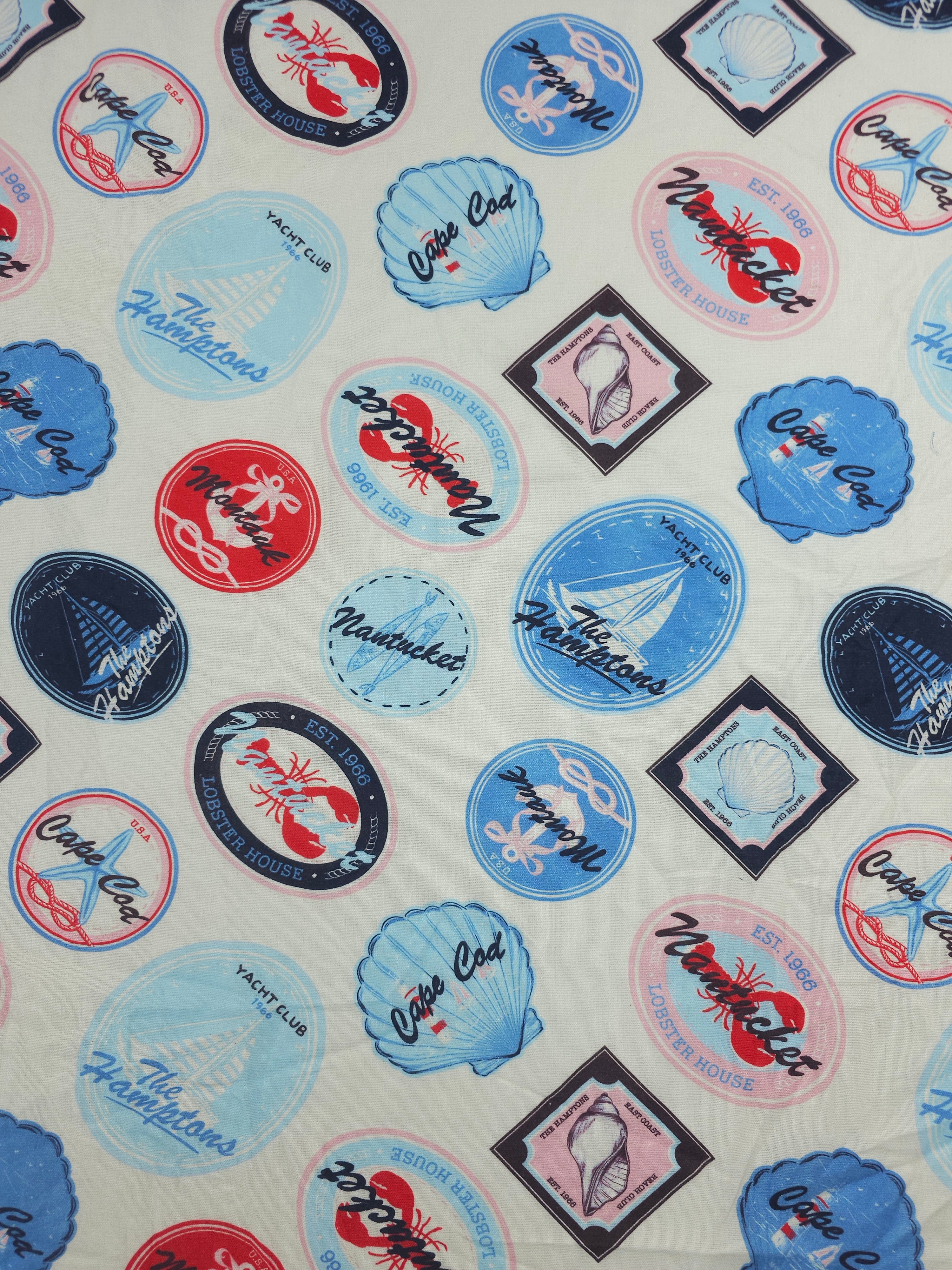 The Hamptons Badges Cotton