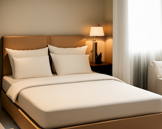 Cream | Fitted Sheet | Percale Cotton