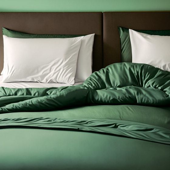 Hunter Green | Duvet Set | Percale Cotton