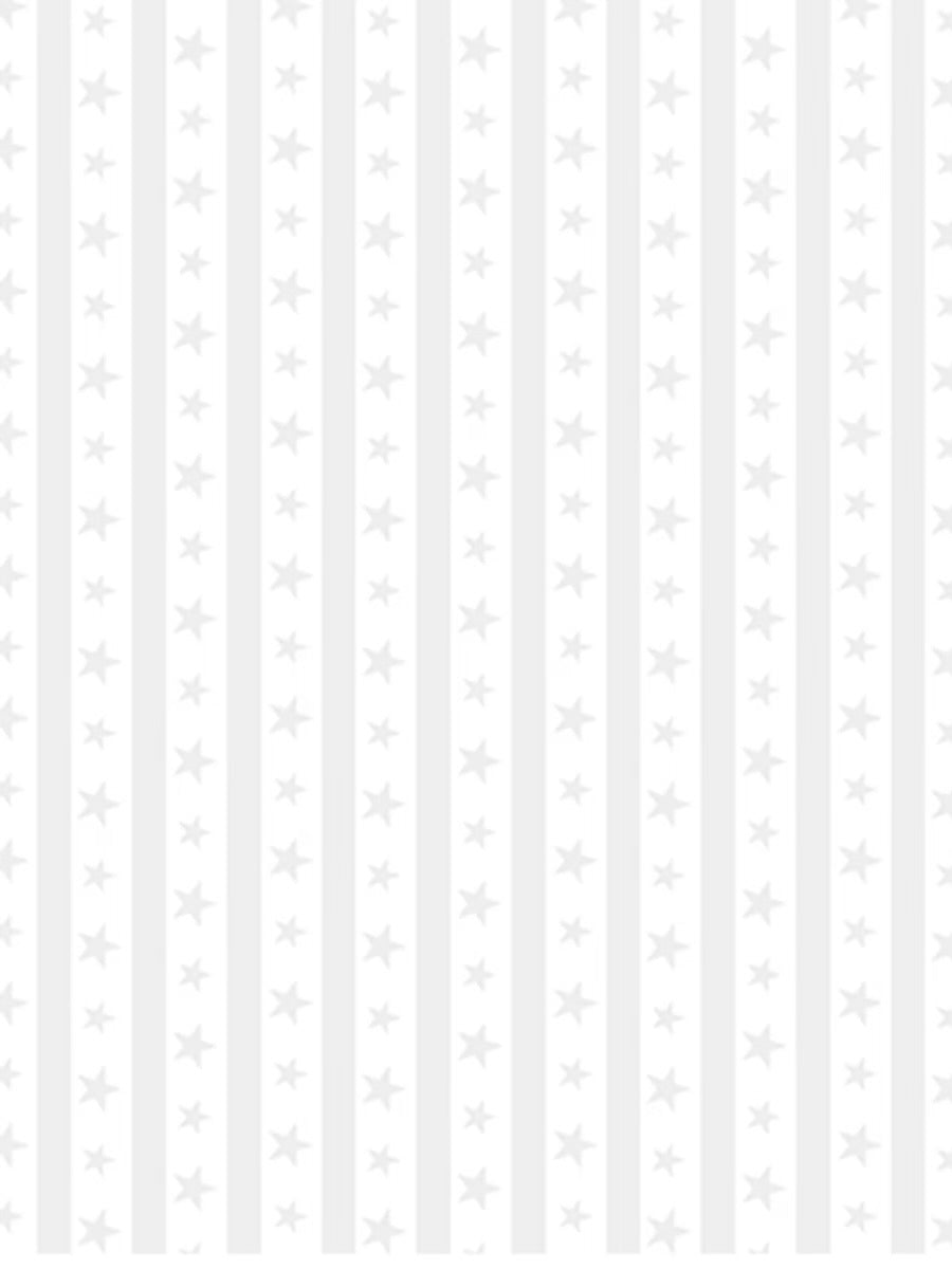 Star Stripe White On White Tonal 100% Cotton - Benartex