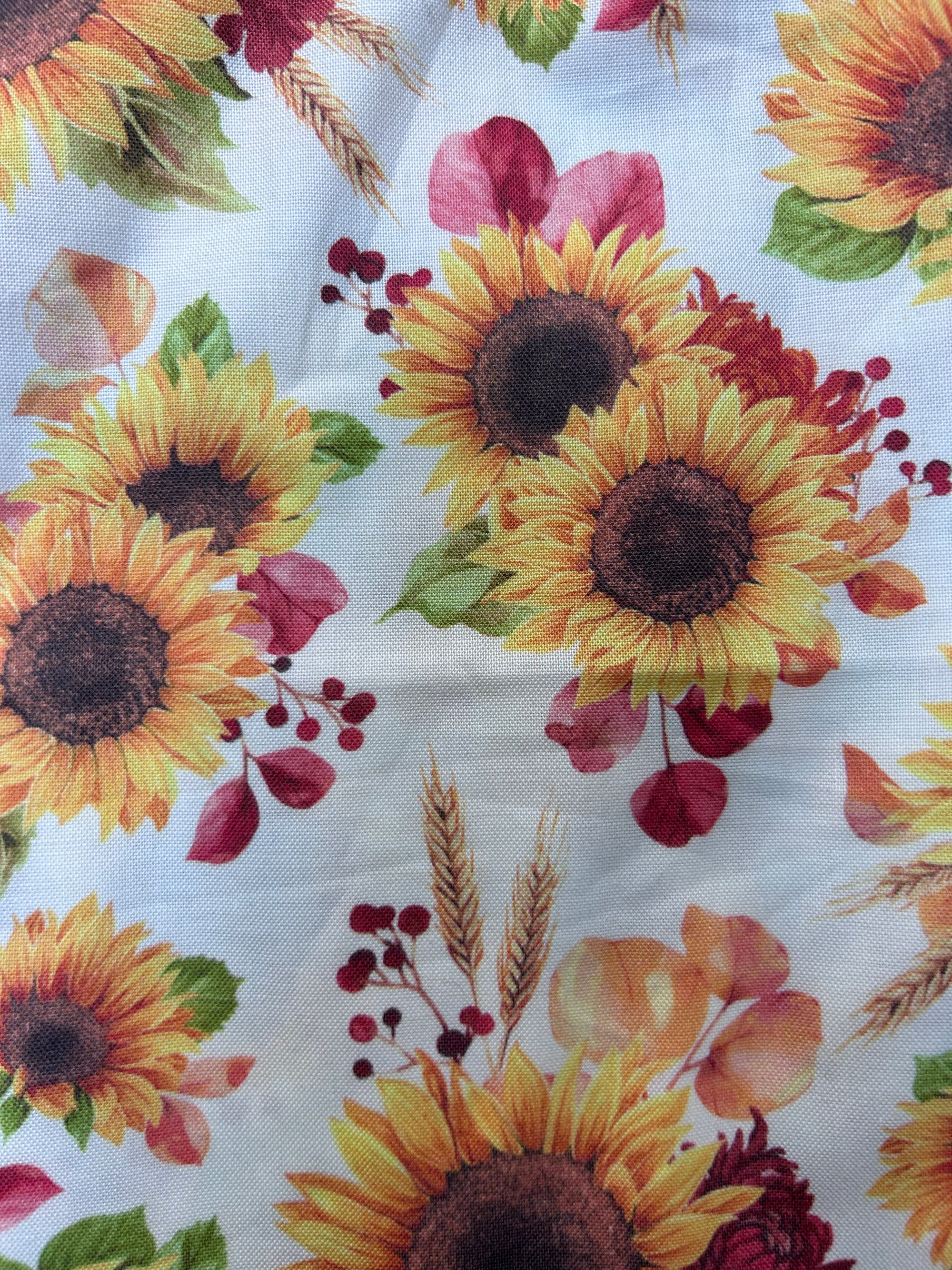 Sunflowers 100% Cotton - 2m Piece