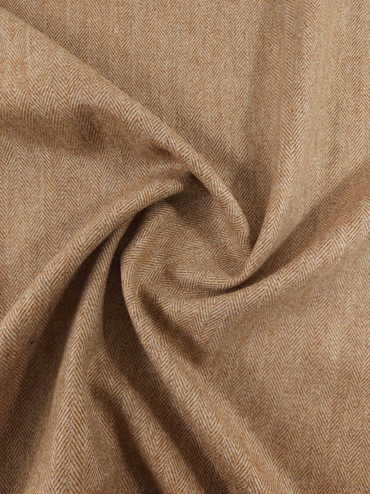 Goldie Beige Herringbone 100% Wool *ABRAHAM MOON*