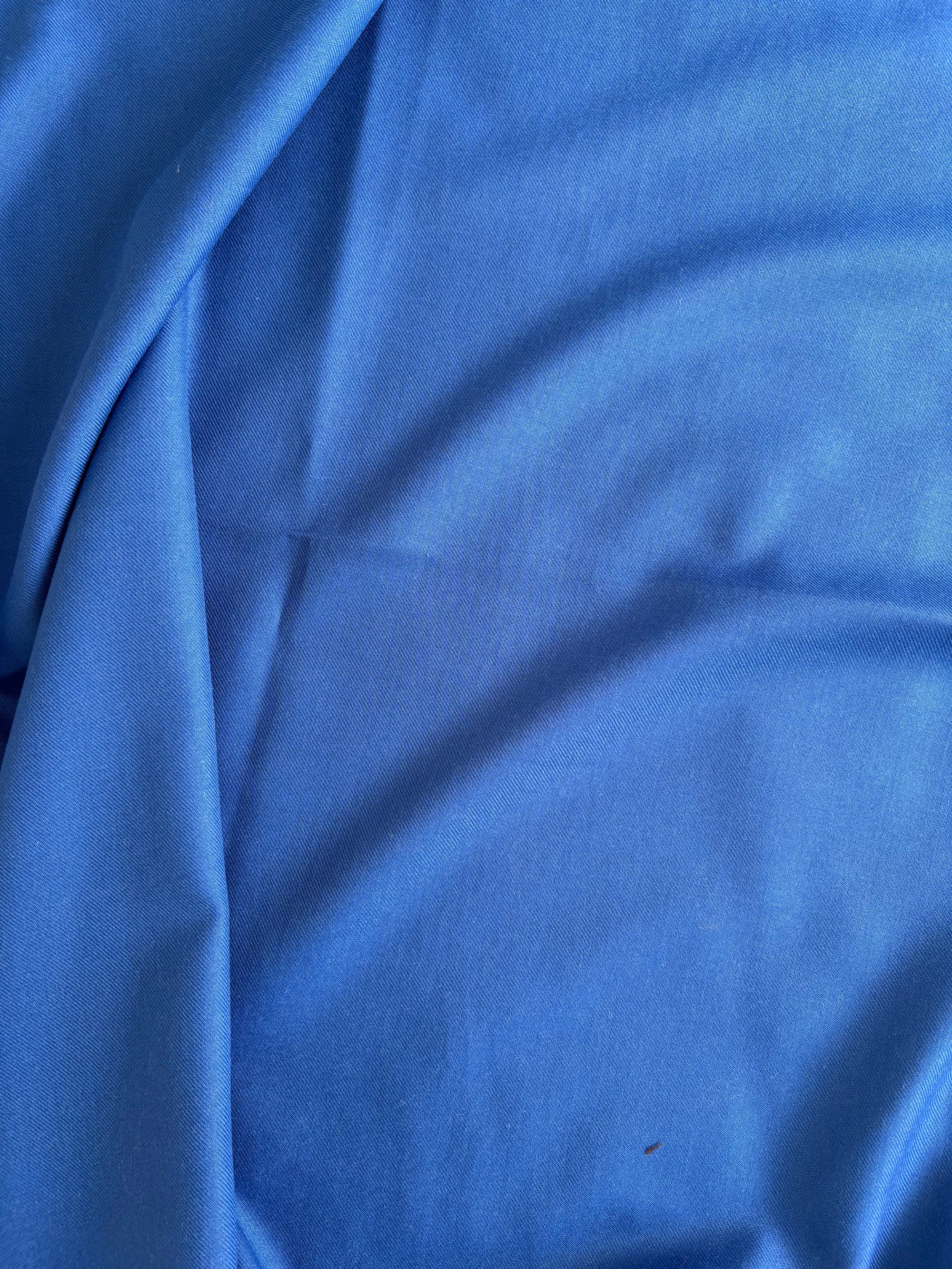 Royal Blue Poly Suiting - 1m Piece