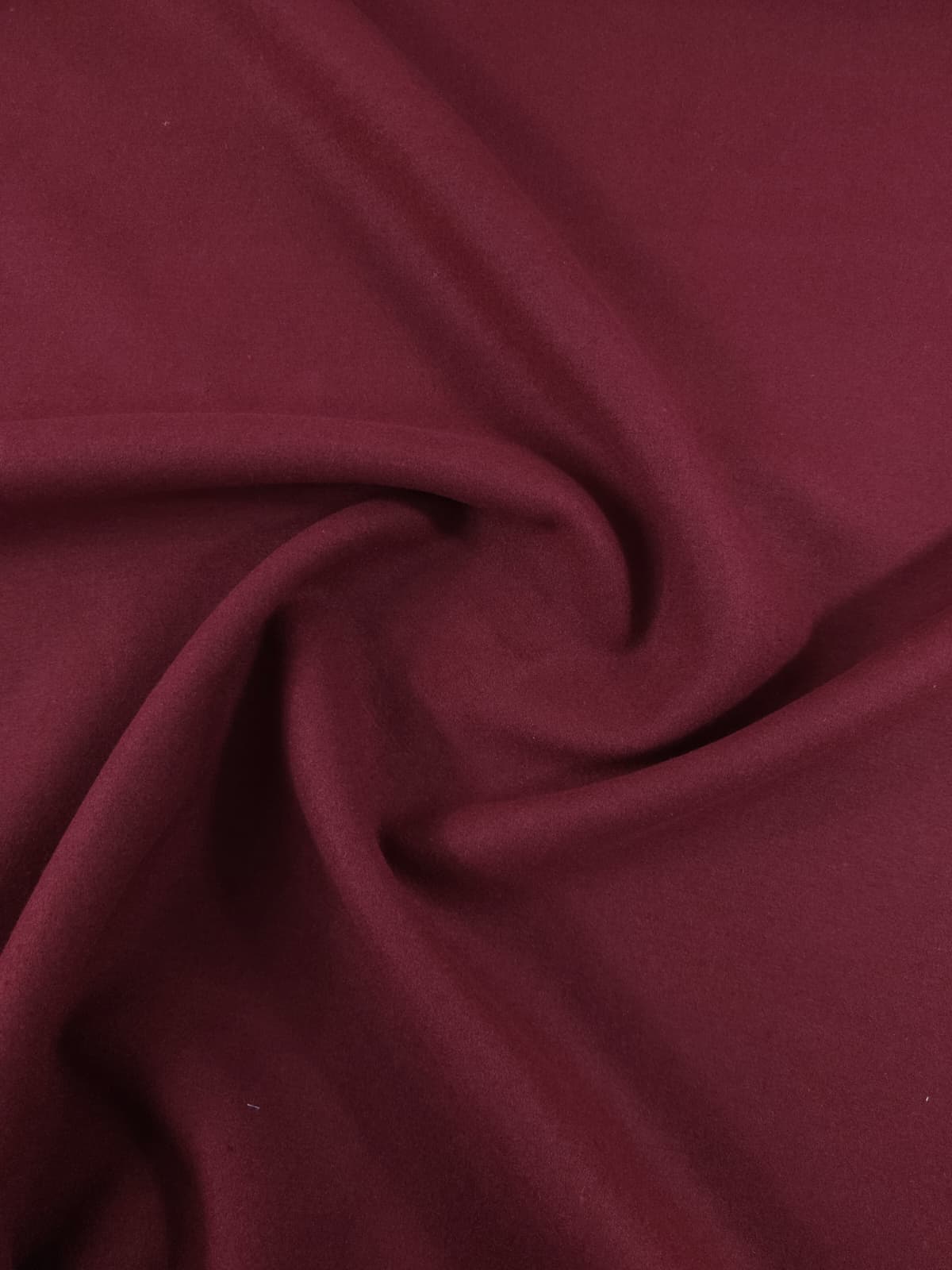 Wine Red Soft Wool Coating