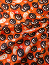 Orange Pumpkin Ghost 100% Cotton 3m piece