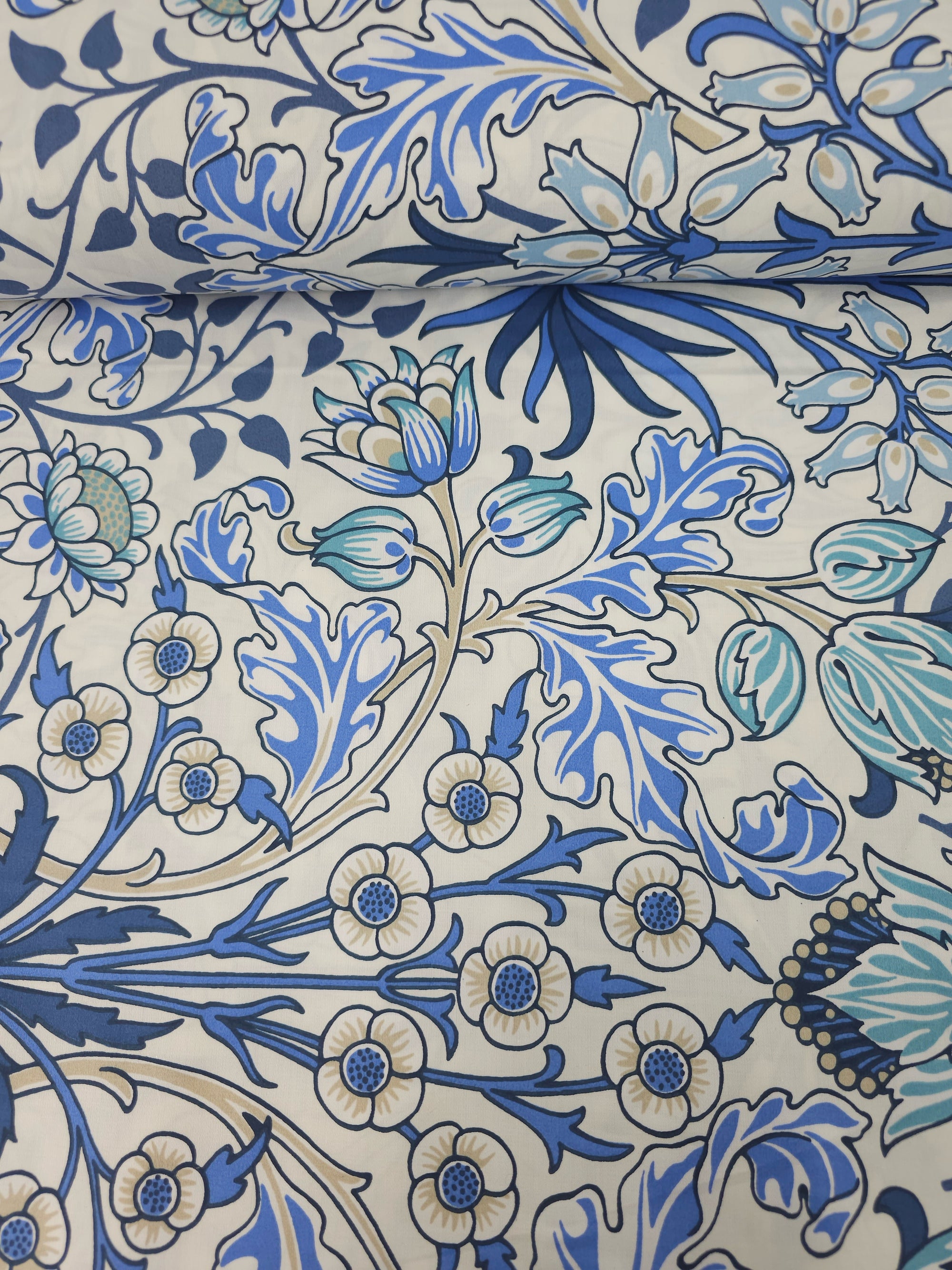 Vibrant Stranden Lily 100% Cotton 108" - William Morris *EXTRA WIDE*