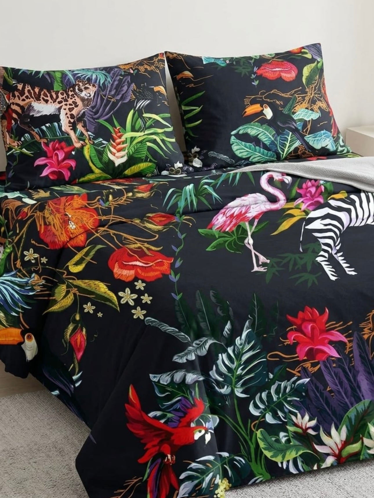 Tropical Rainforest 100% Cotton 96" - 2.5m Panel *EXTRA WIDE*