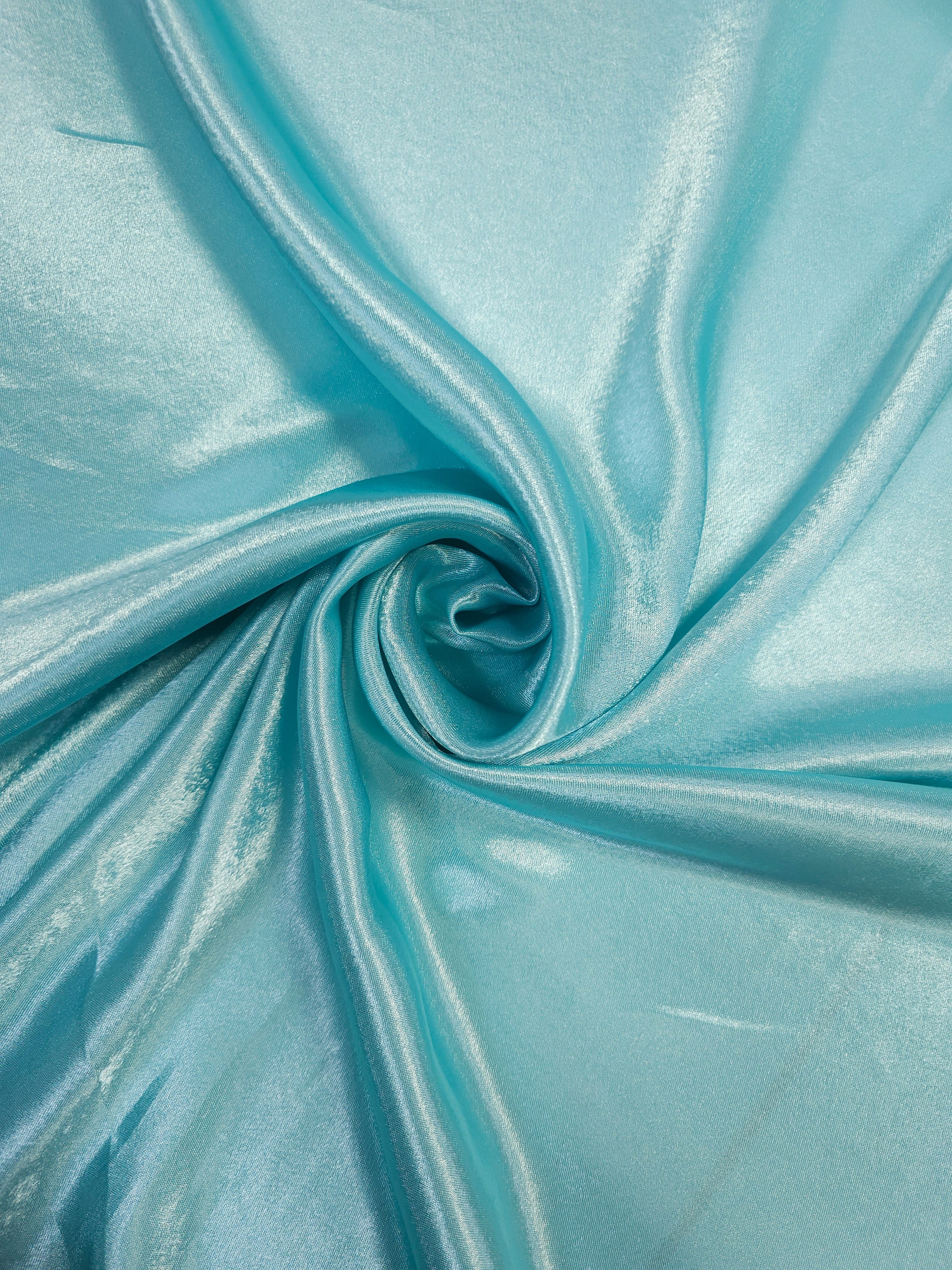 Light Blue Viscose Satin