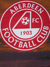 Aberdeen FC 100% Cotton Football Club Fabric - 2m piece