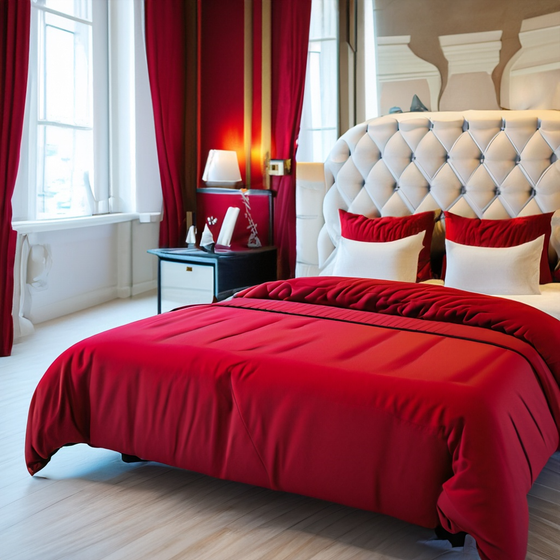 Red | Duvet Set | Percale Cotton