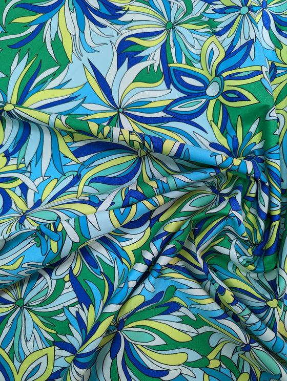 Funky Floral Stretch Cotton