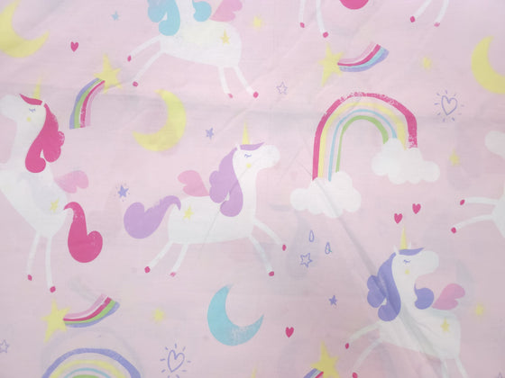 Unicorn Rainbow 100% Cotton