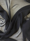 Black Crepe Georgette