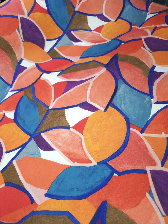 Vibrant Abstract Heavy 100% Cotton