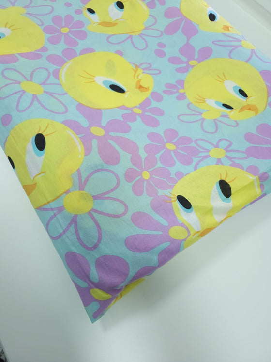 Tweety Floral 100% Cotton