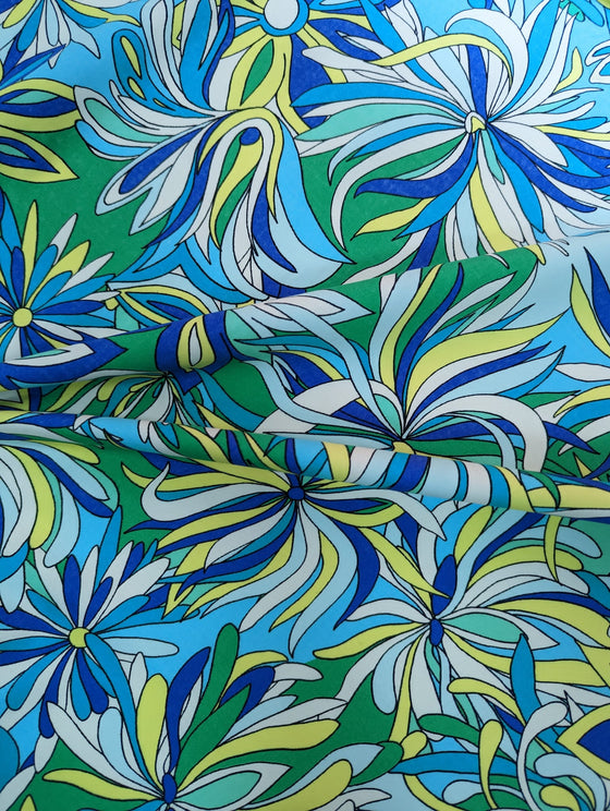 Funky Floral Stretch Cotton