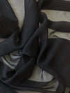 Black Crepe Georgette