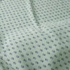 Pale Green Ditsy Floral Viscose Challis