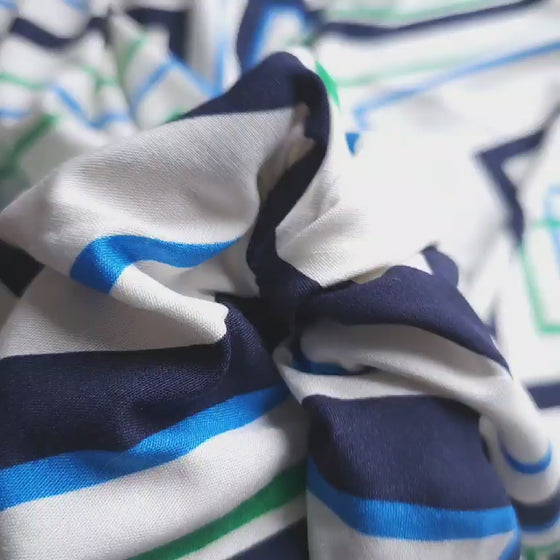 Geometric Diamond Linen