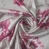 Champagne Floral Polka Satin Jacquard