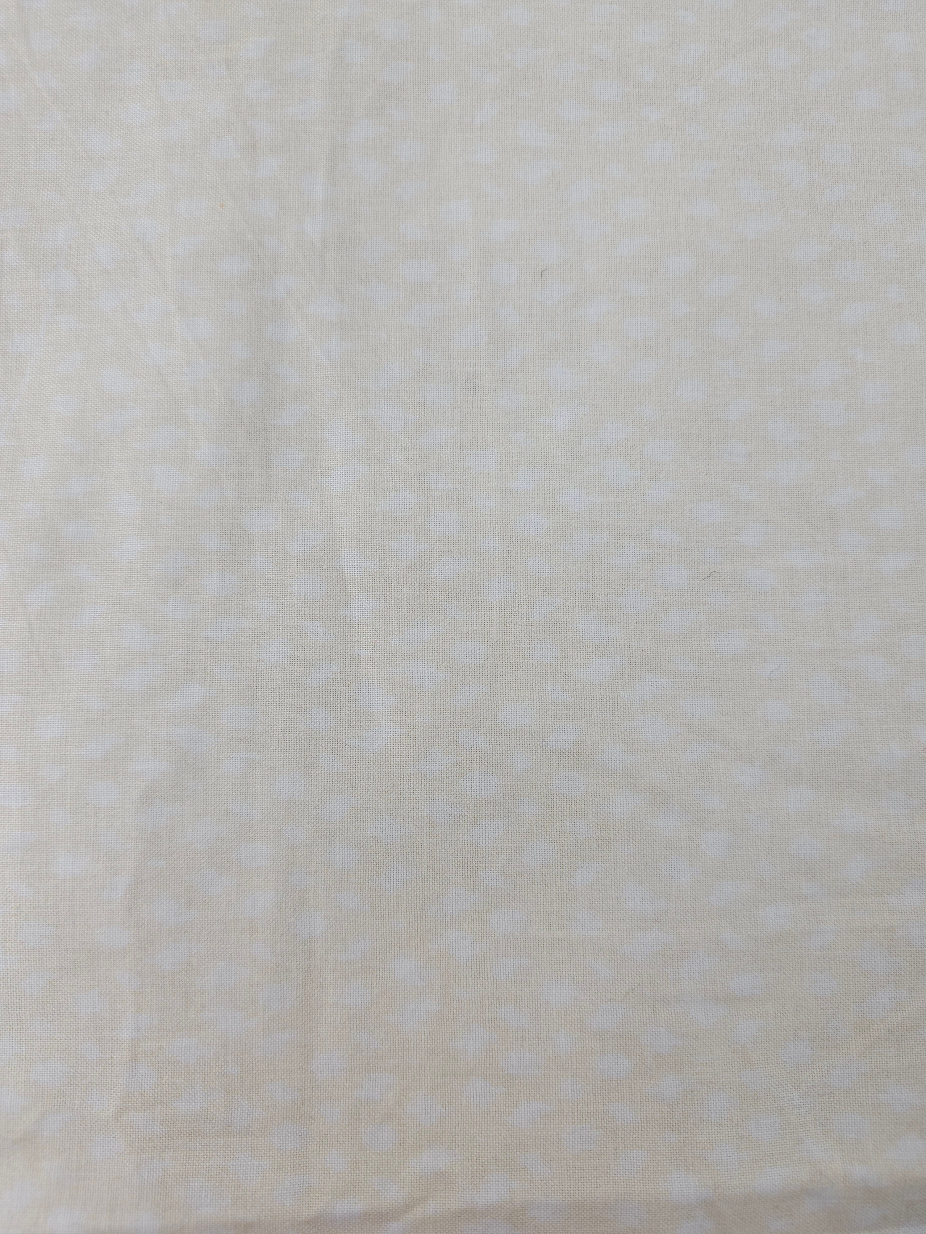 Faint buttermilk design Cotton- 1m piece