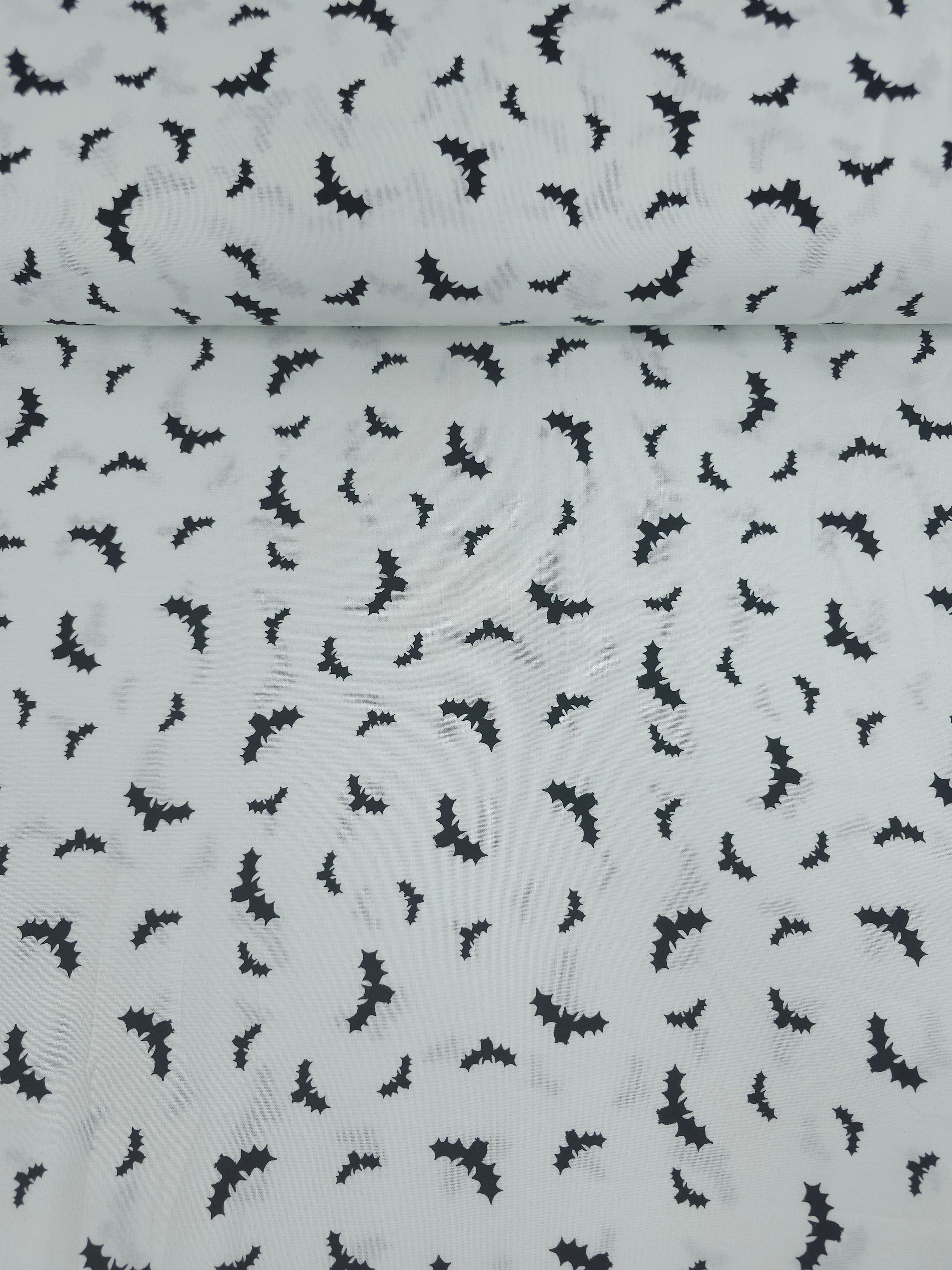 White/Black Bats 100% Cotton