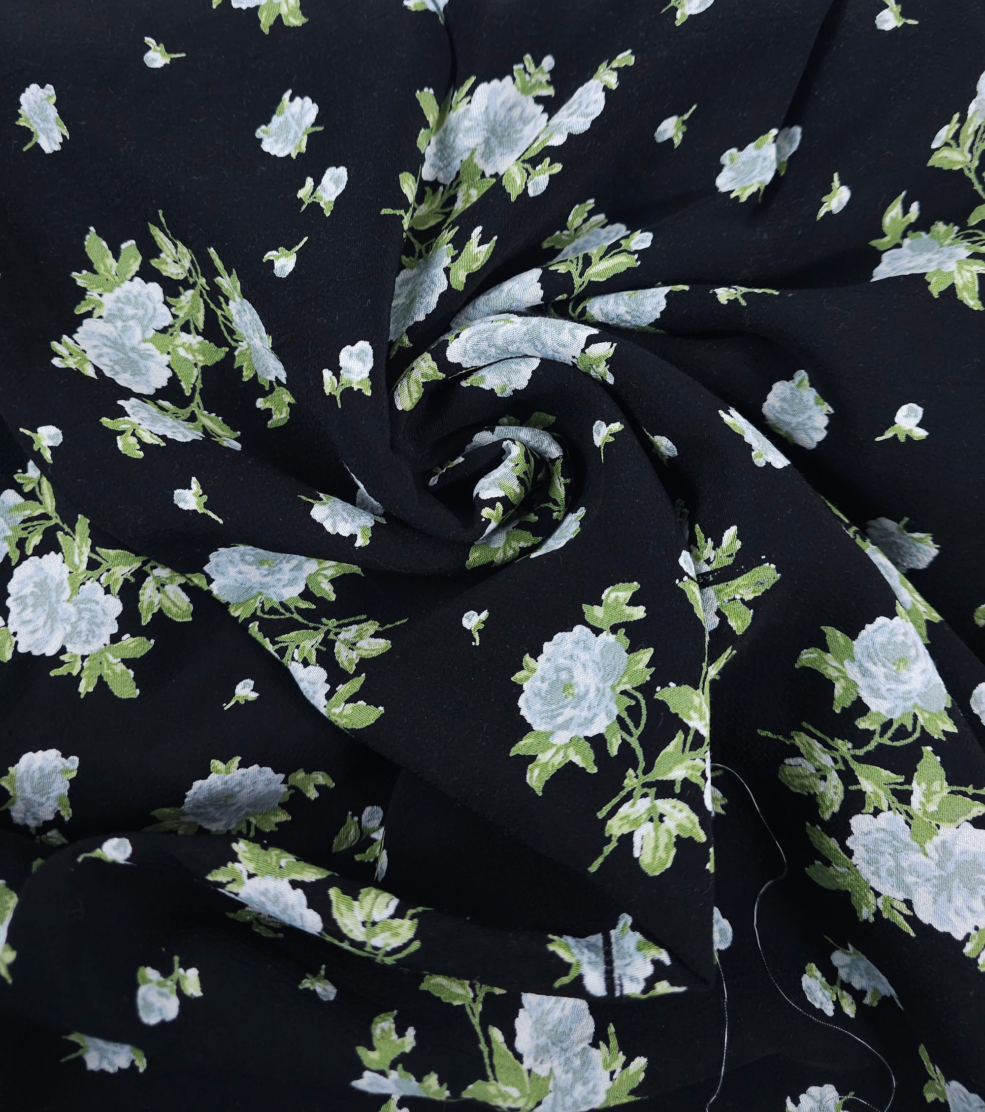 White O'Hara Viscose Crepe (Various Sizes)