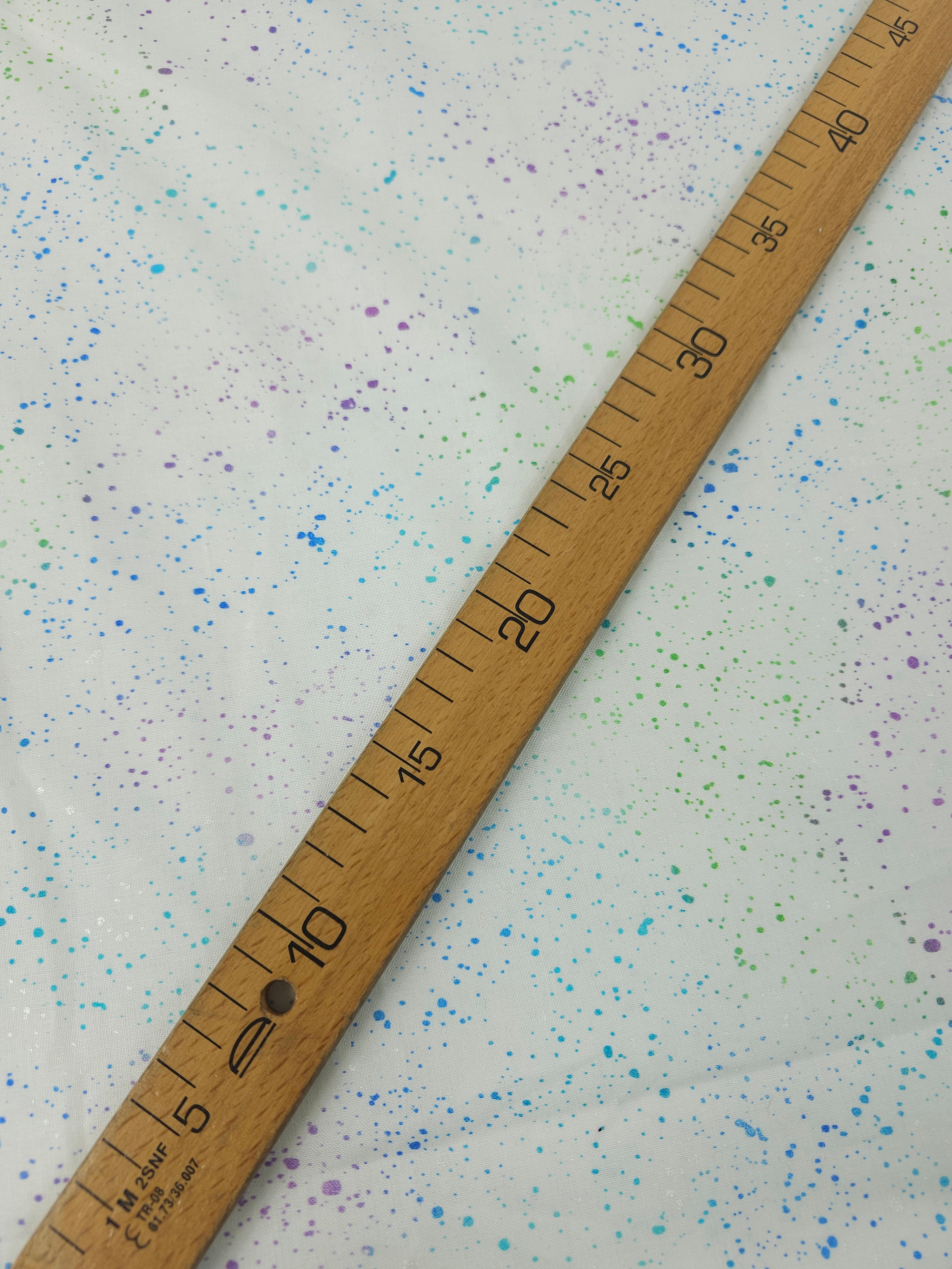 Rainbow Multi Speckle Dot 100% Cotton