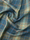 Green/Blue Tartan Wool Suiting