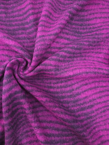  Purple Wavy Wool Mix