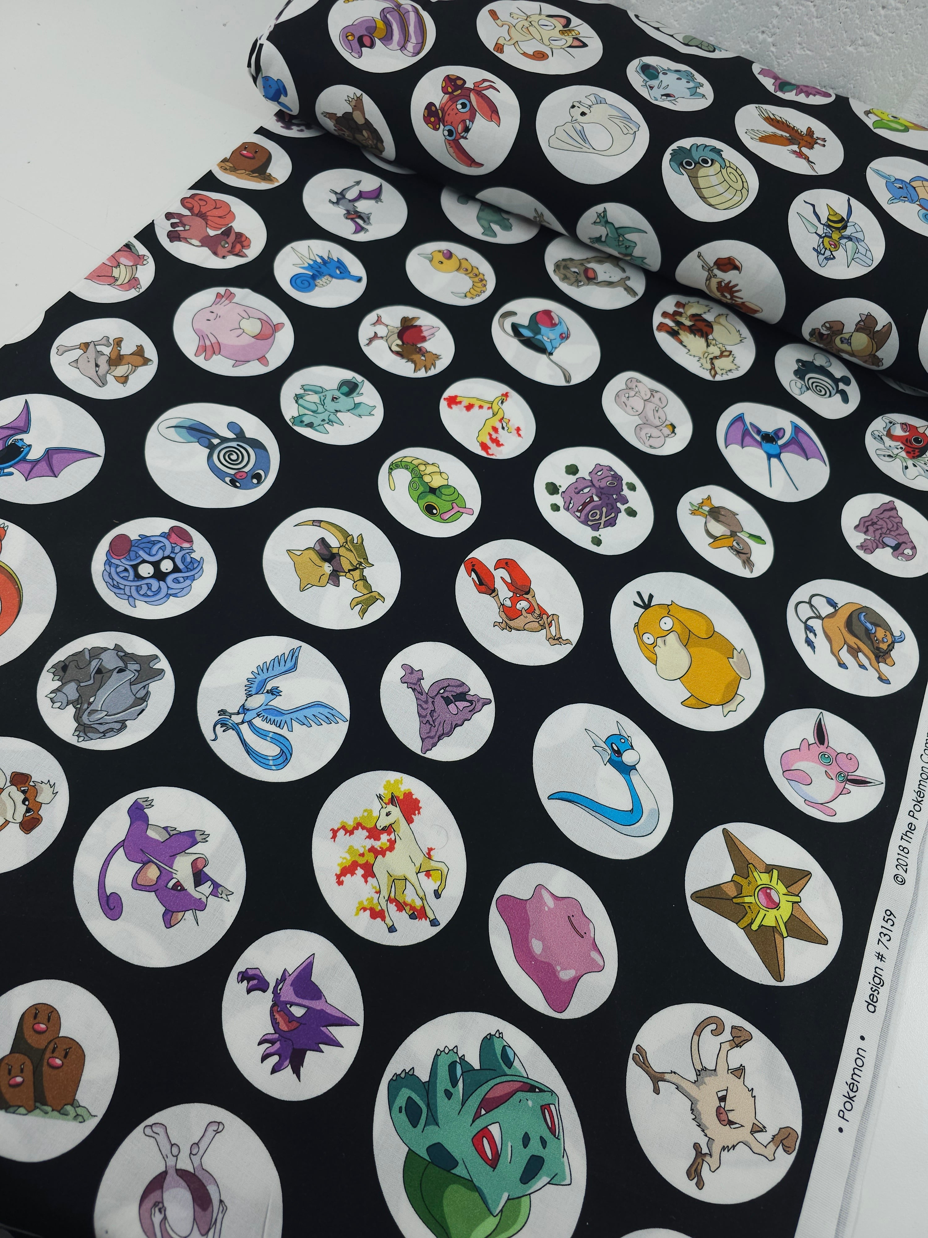 P*O*K*E*M*O*N Character Circles 100% Cotton