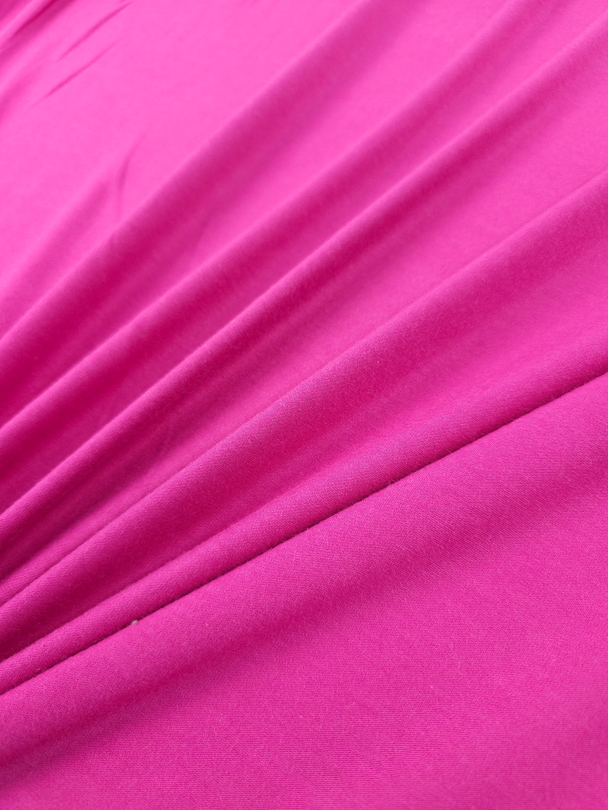 Magenta Pink Bamboo Cotton Jersey