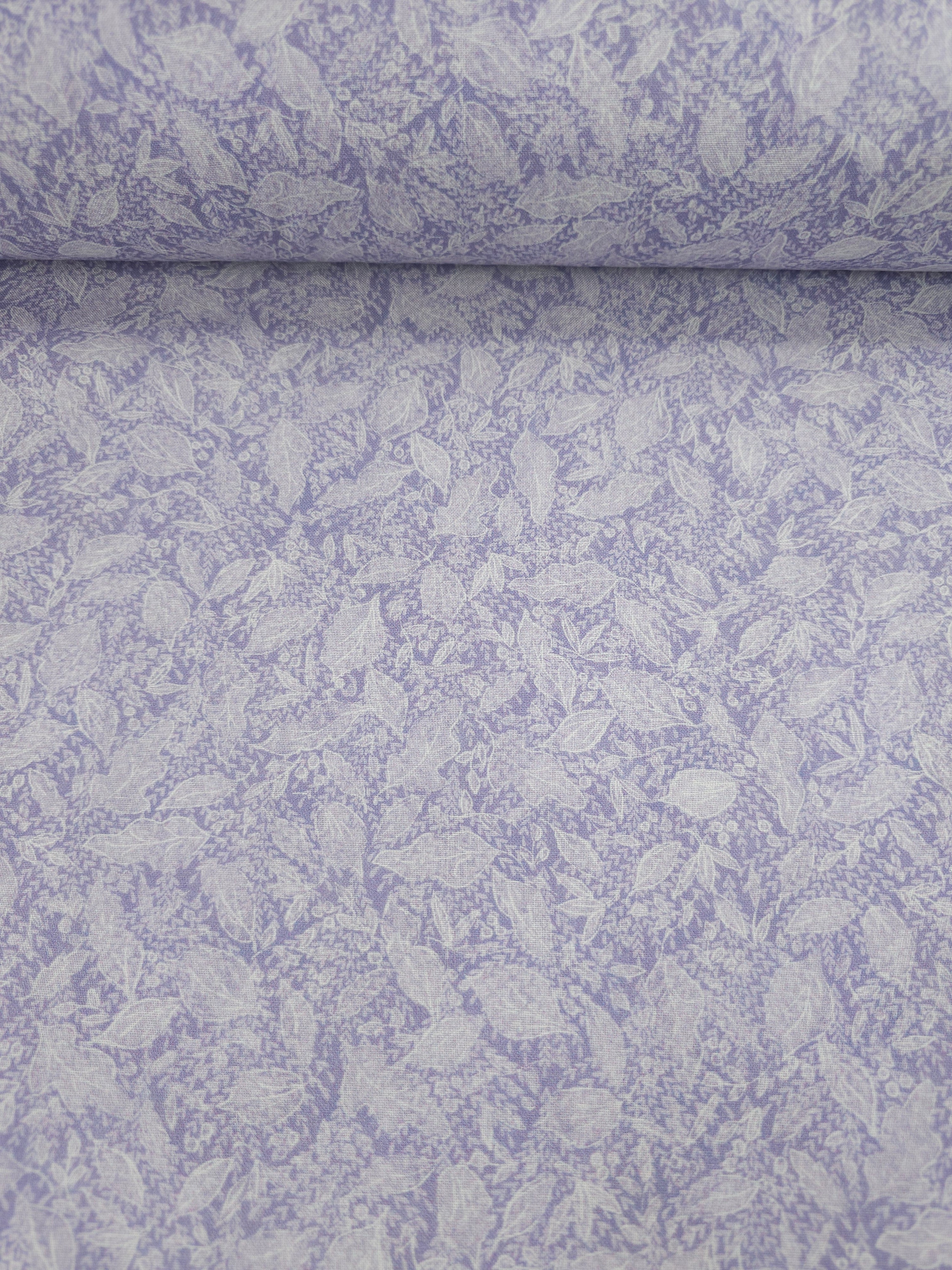 Lavender Leaf 100% Cotton