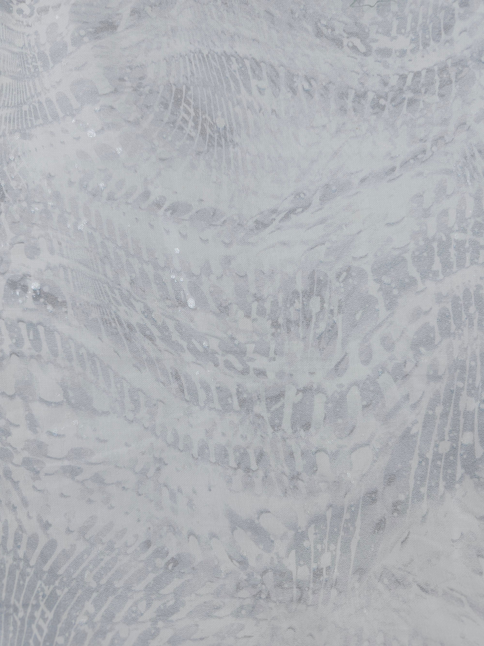 Light grey wave Cotton- 2.8m piece
