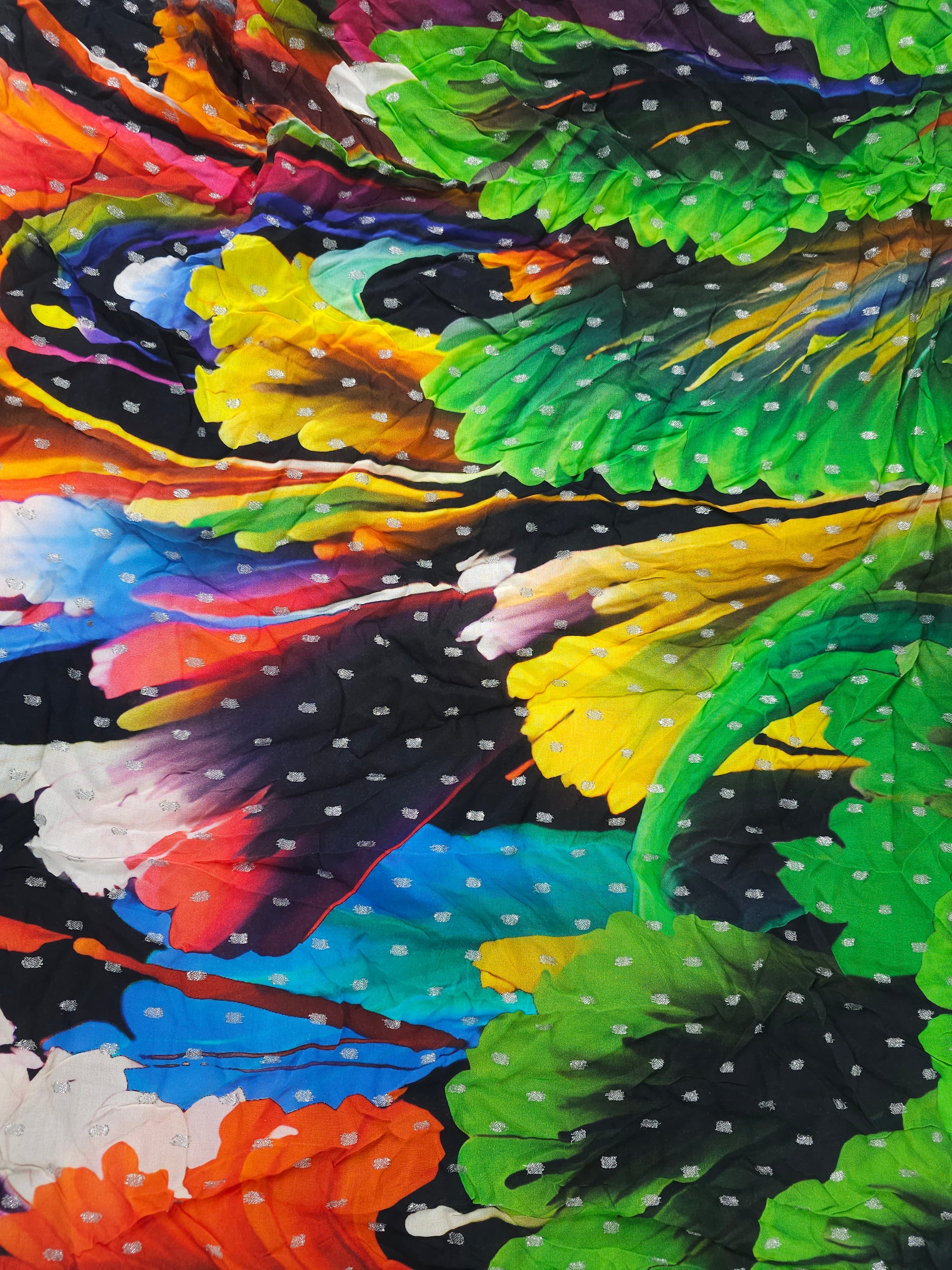 Rainbow fauna Viscose- 1.6m piece