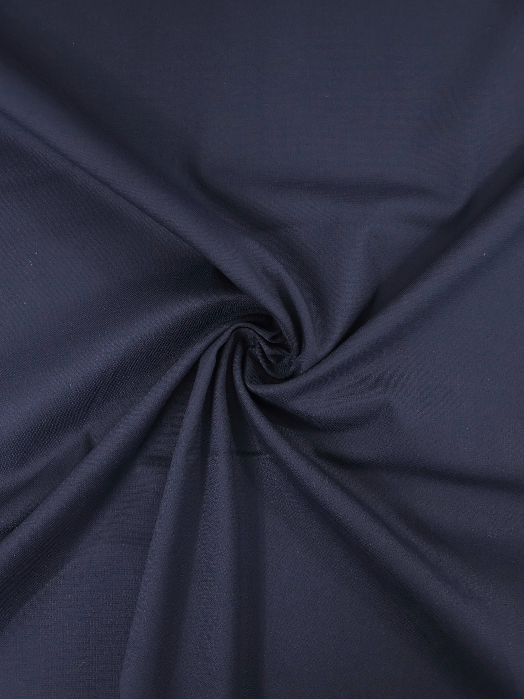 Indigo Navy Poly Viscose Suiting