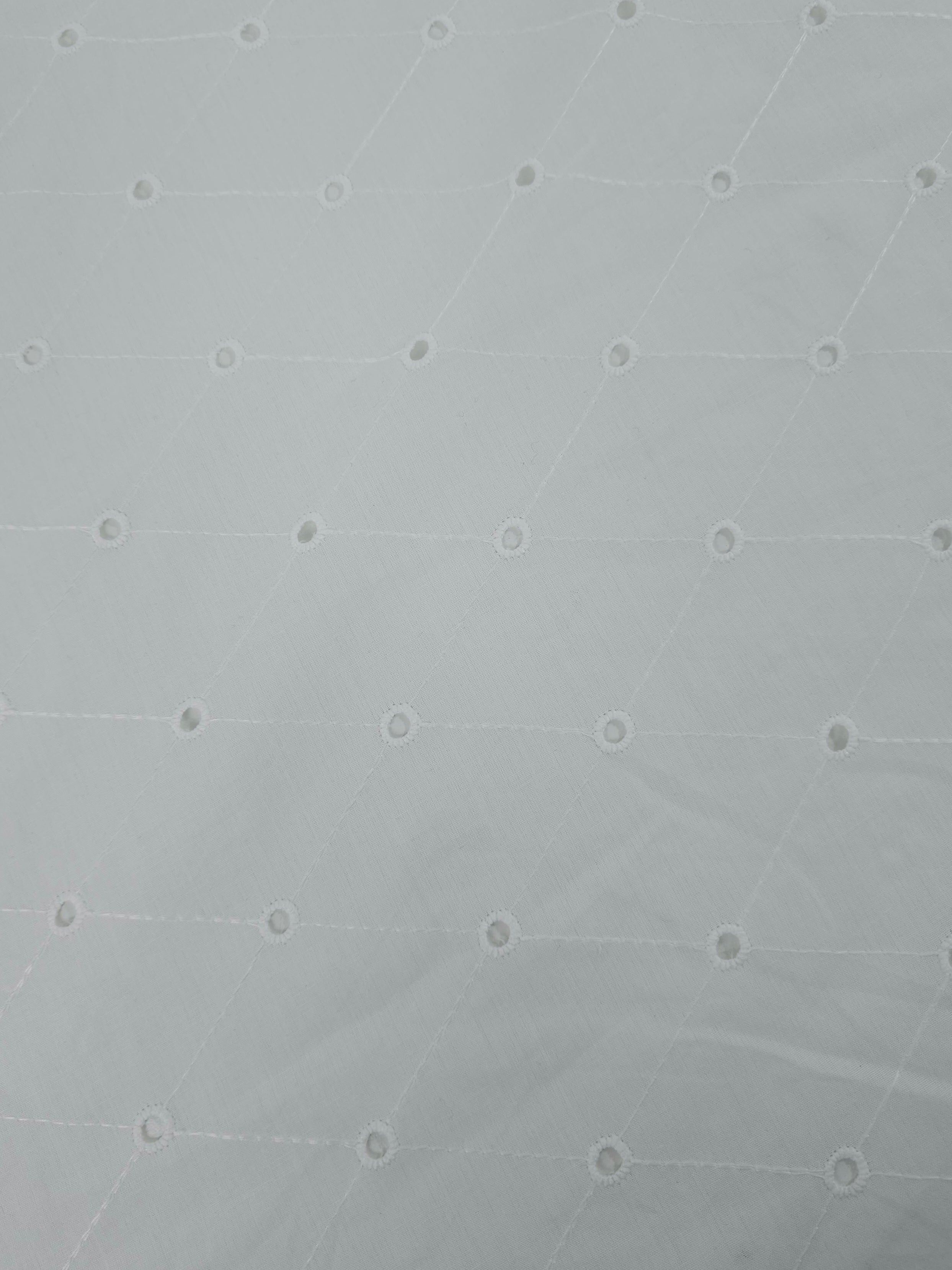 White Diamond Anglaise Cotton