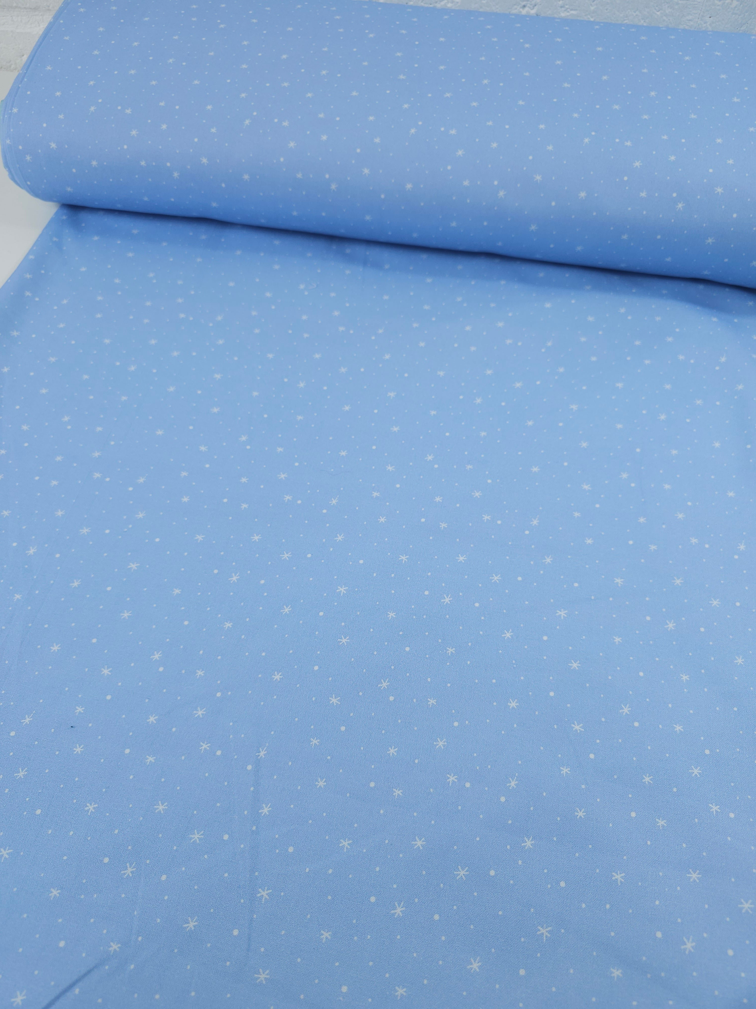 Baby Blue Star 100% Cotton