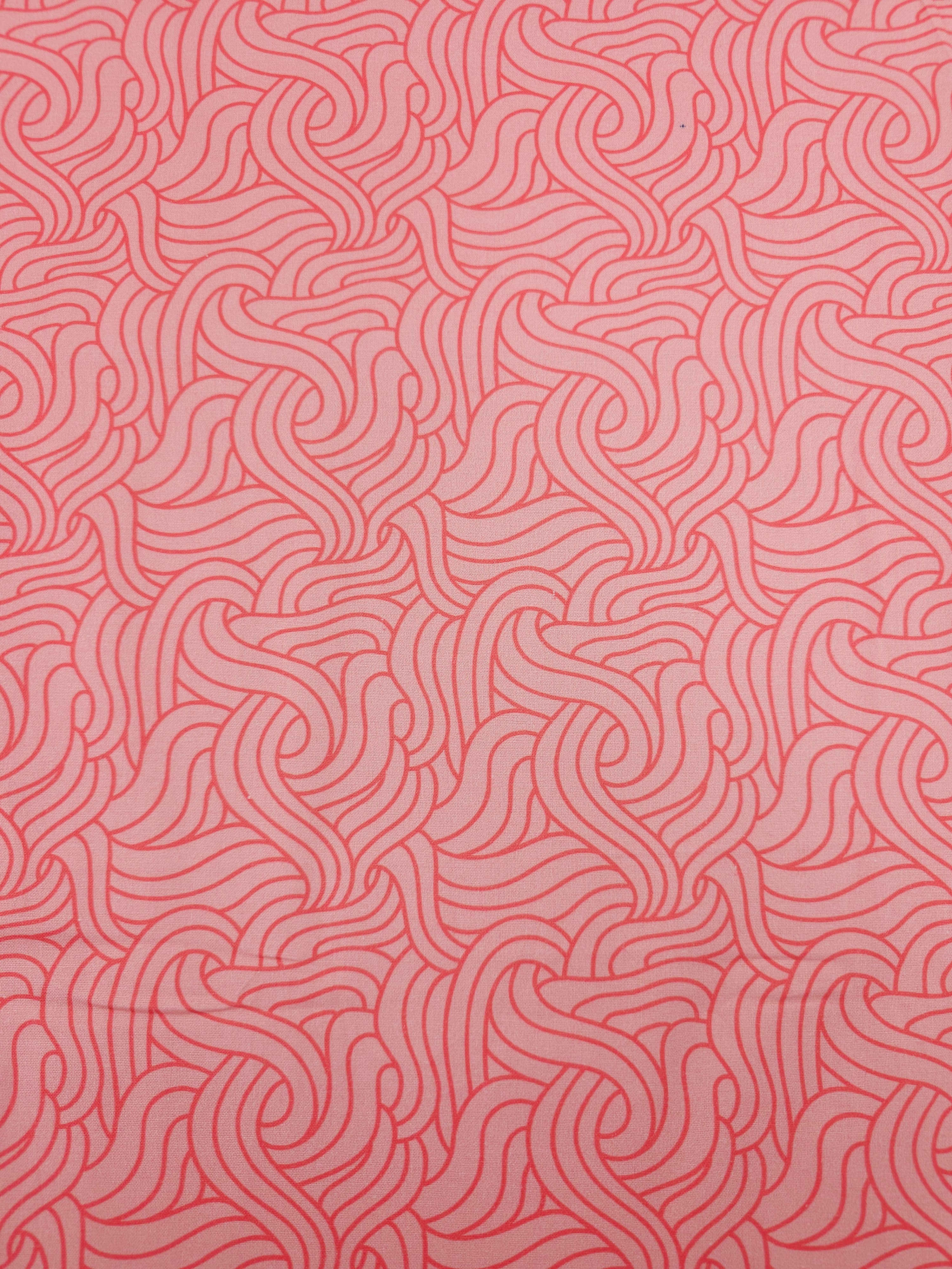 Candy Pink Interlock Strands 100% Cotton