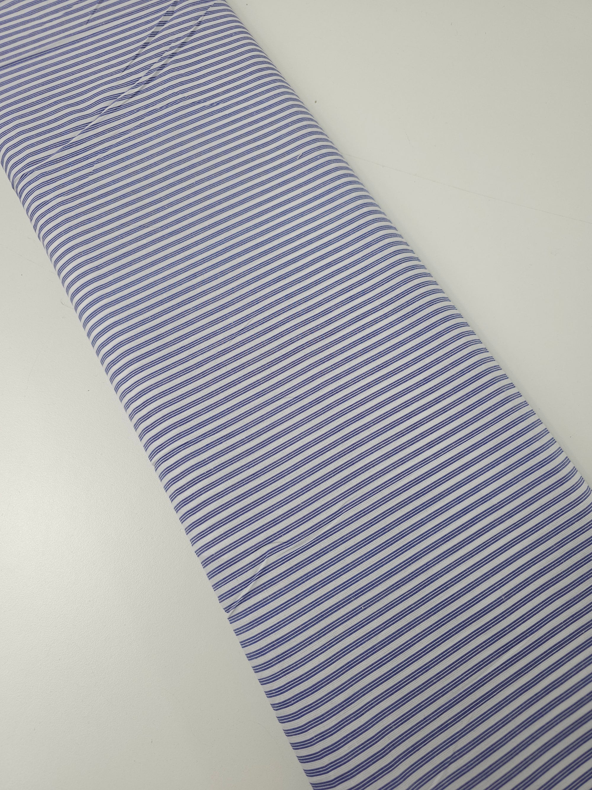 Cornflower Blue Stripe 100% Cotton