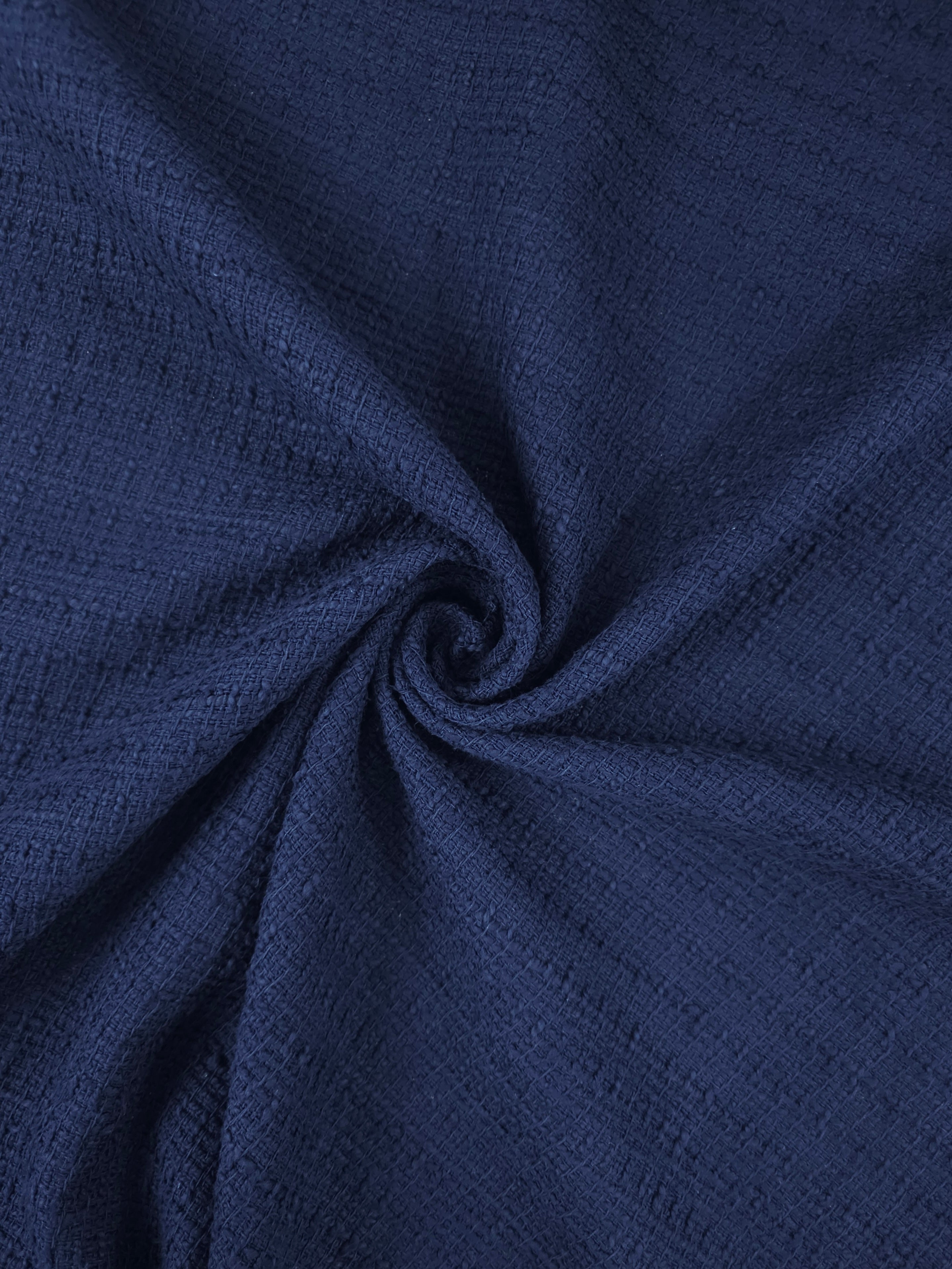Navy Blue Boucle