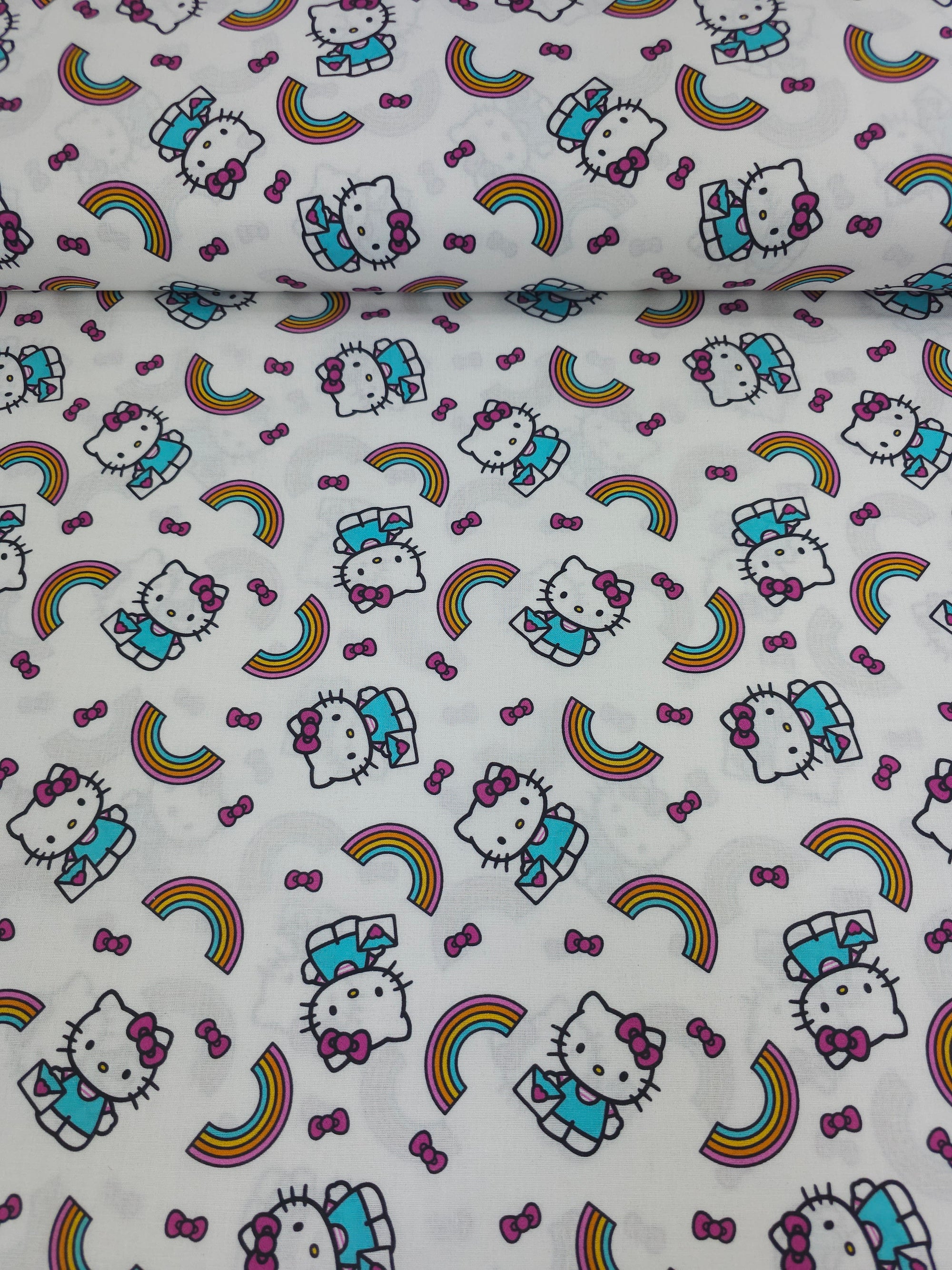 Hello Kitty Rainbow 100% Cotton