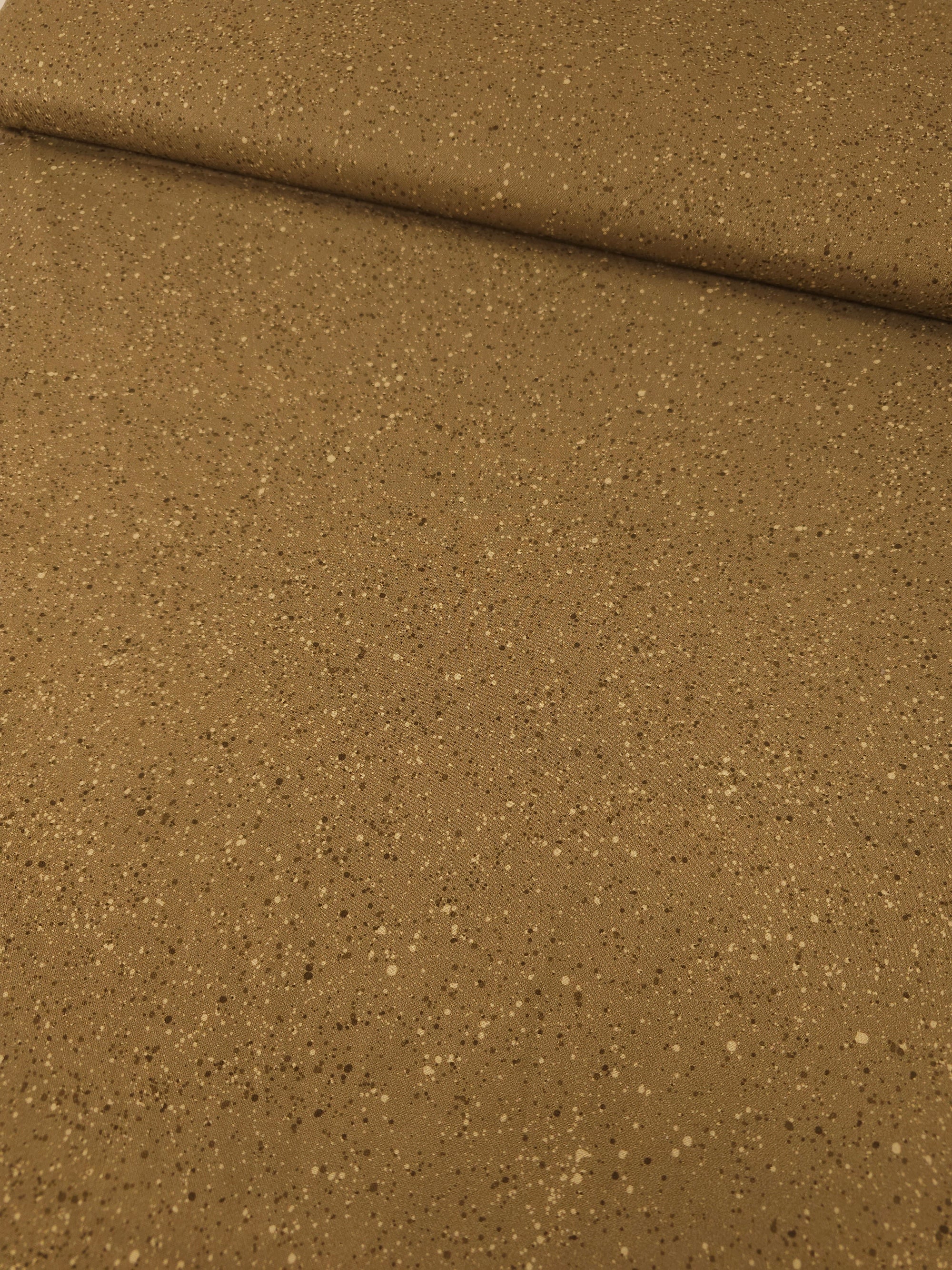 Muddy Brown Pebble Speckle 100% Cotton