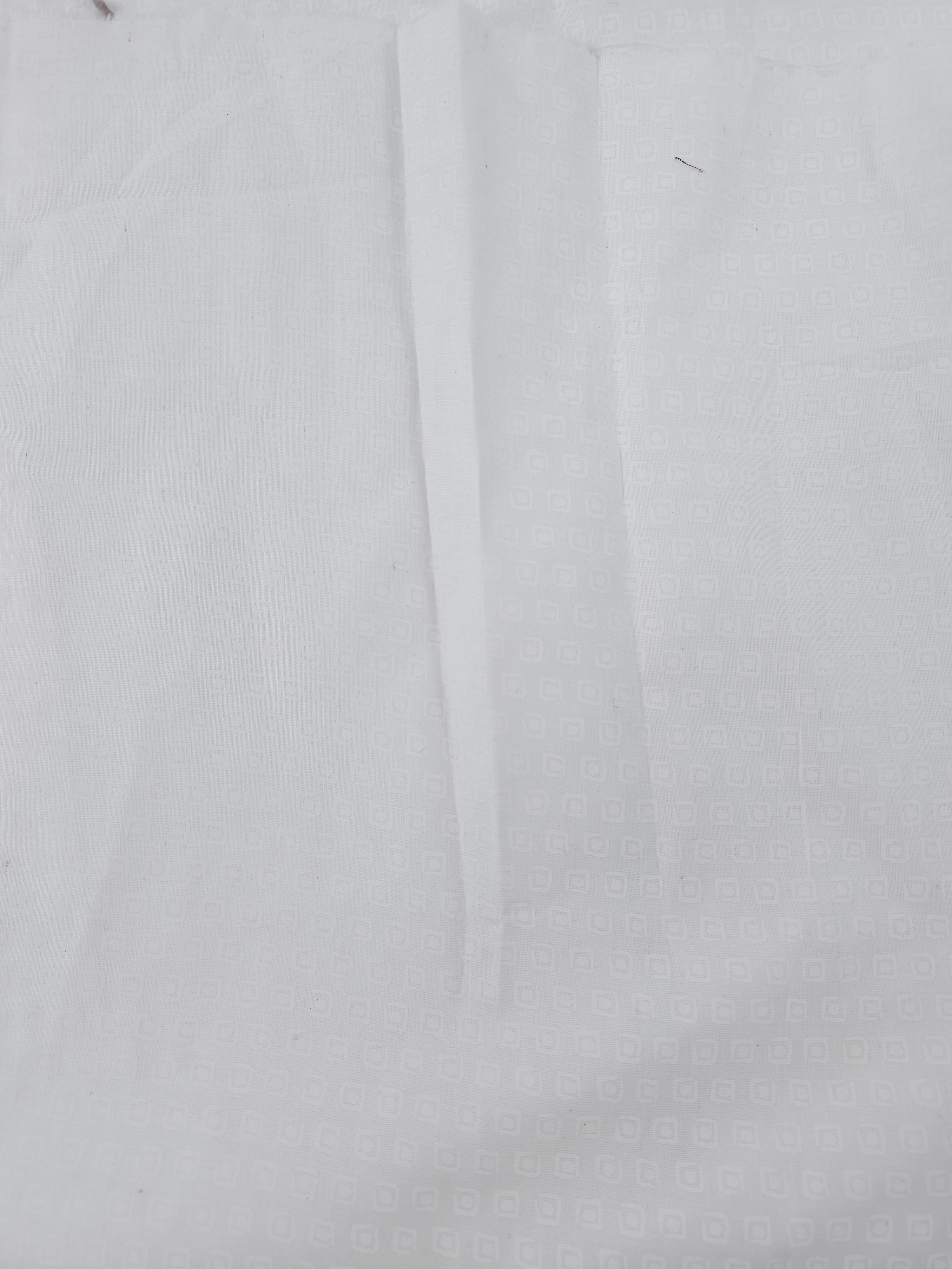 White squares on squares Cotton- 3.7m piece