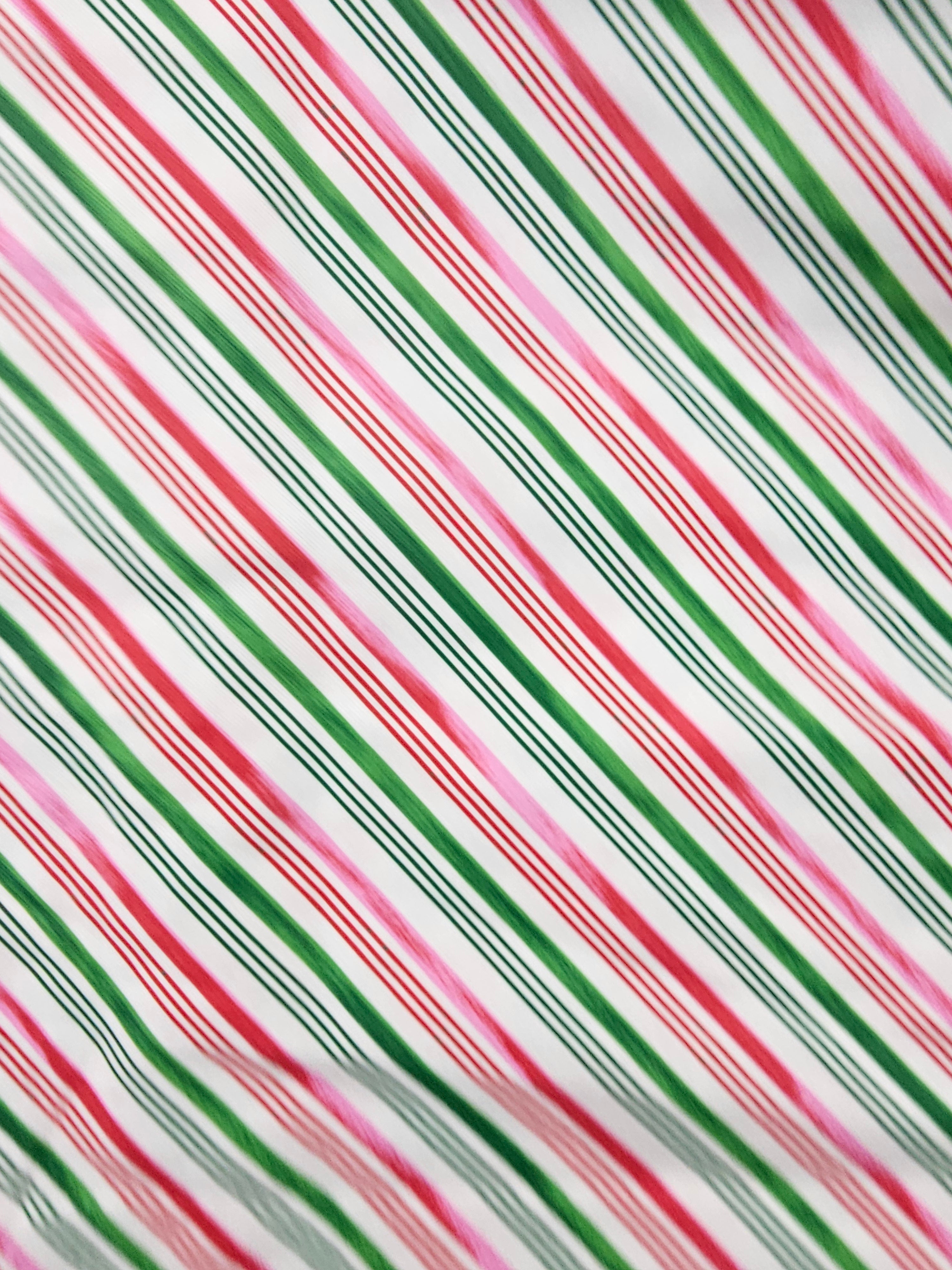 Candy Cane Stripe Cotton - 2.3m Piece