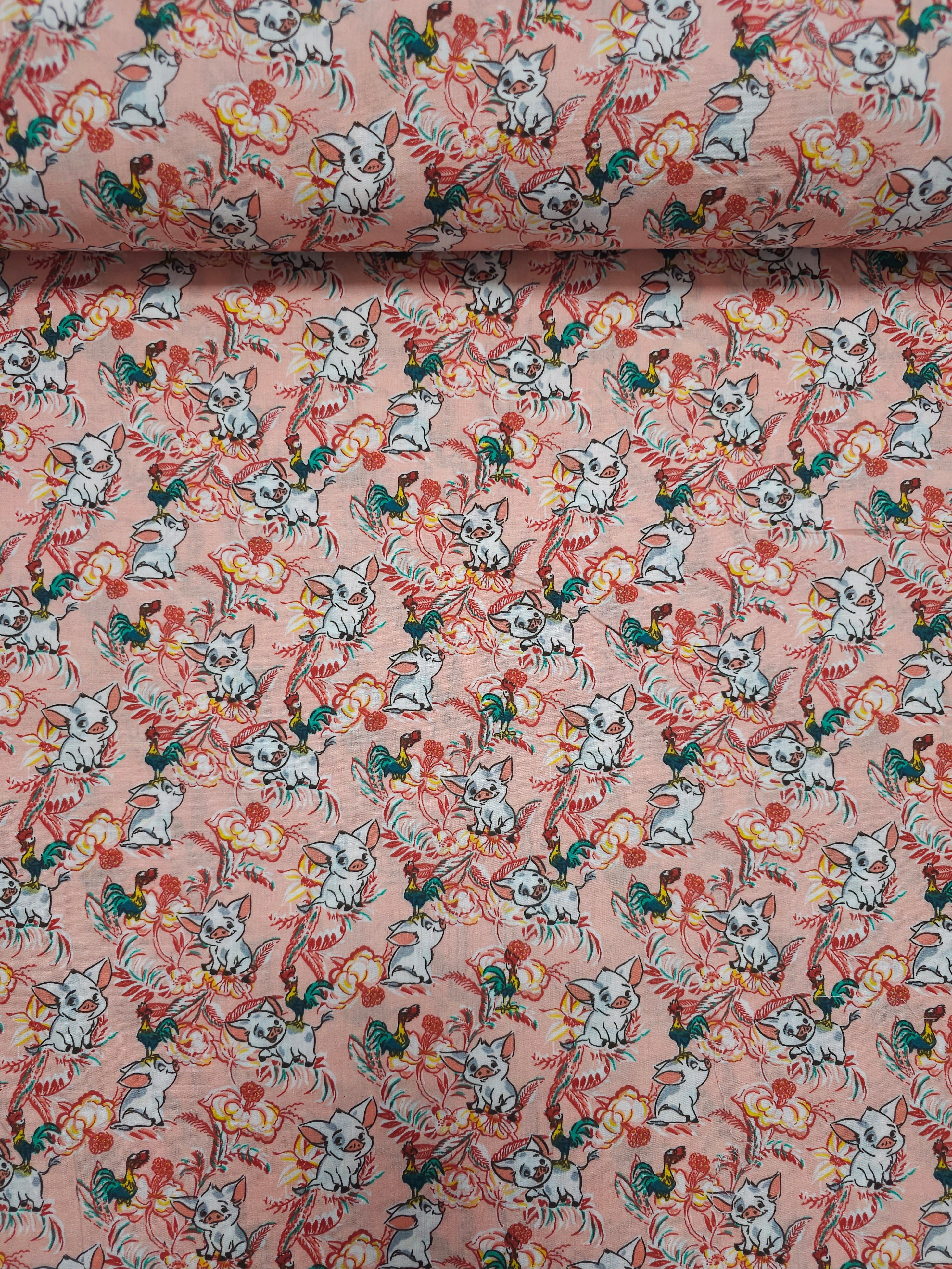 Pua and Hei Hei *Moana* 100% Cotton 60" - Vera Bradley
