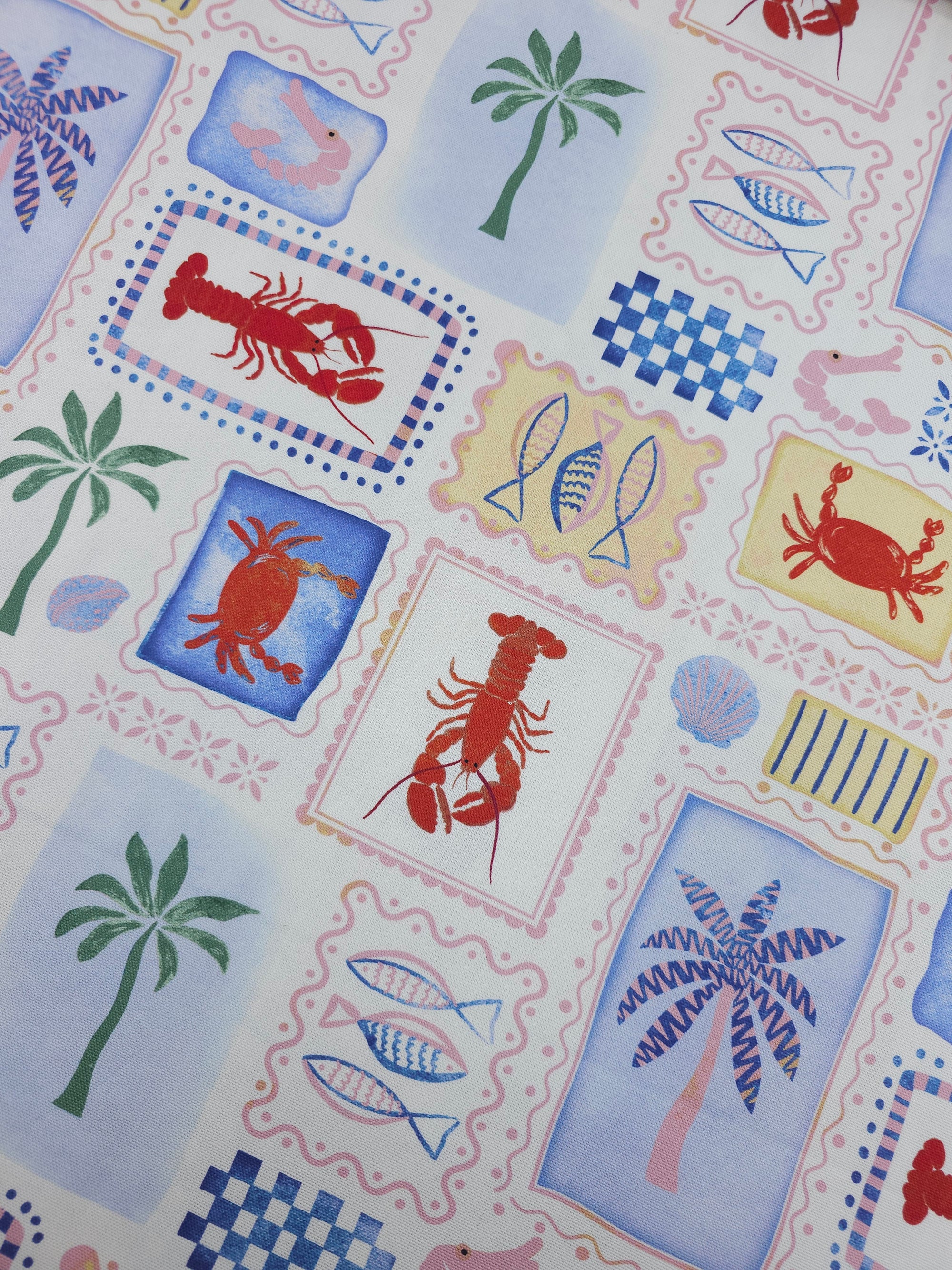 Coastal Summer Lightweight Canvas Cotton