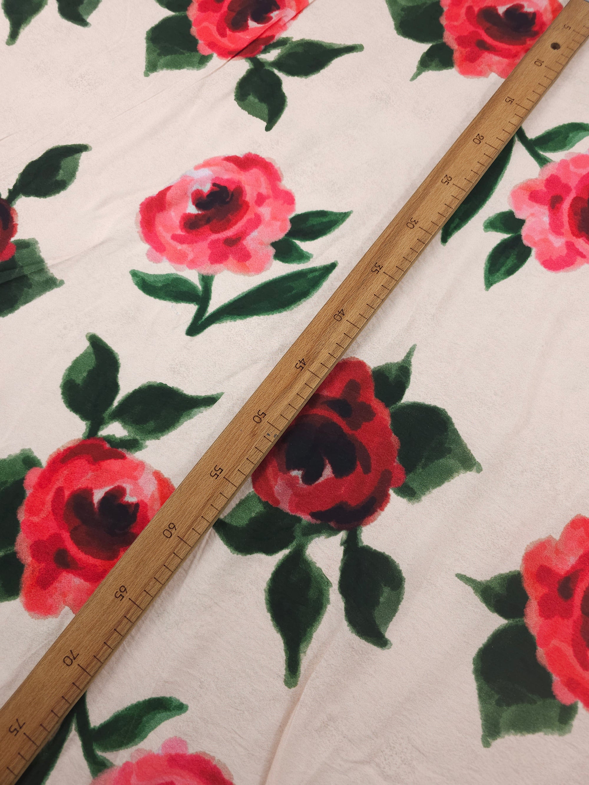 Rose Blur Retro Viscose Modal